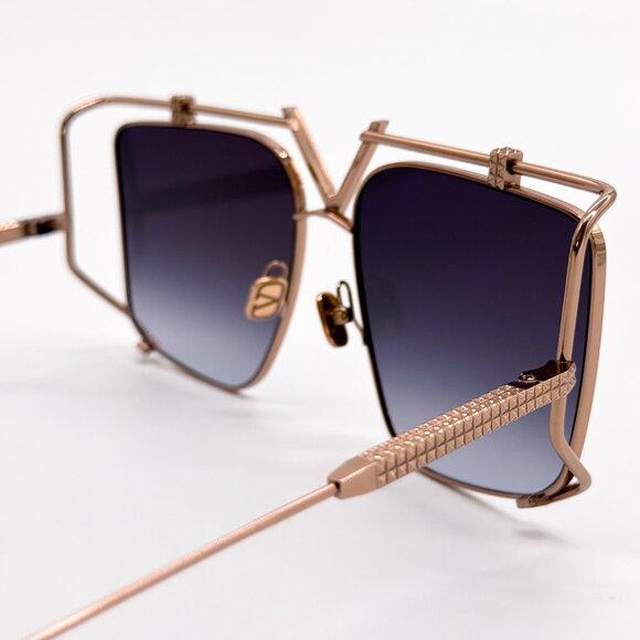 NEW VALENTINO V-LIGHT VLS-116A WOMEN GREY TITANIUM SUNGLASSES VALENTINO main image 5